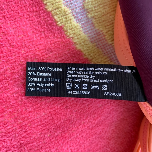 Sweaty Betty Blue Purity Reversible Bikini Top S - Picture 7 of 8